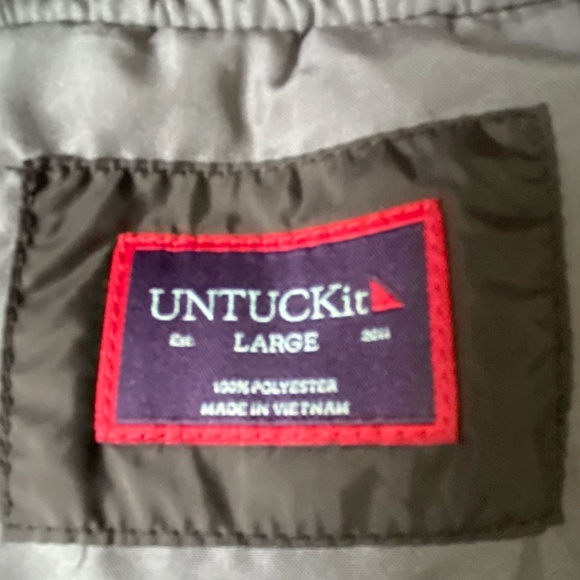 UNTUCKit  Mens Quilted Black Marsten Lightweight City Office Jacket - Sz-L - Picture 11 of 16